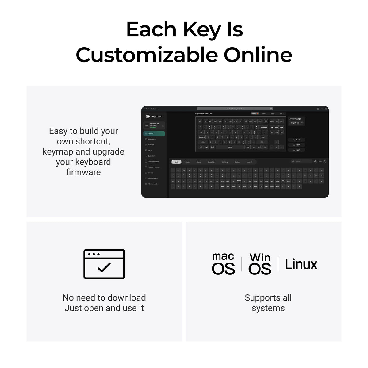 Keychron V3 Ultra 8K Launcher Customization