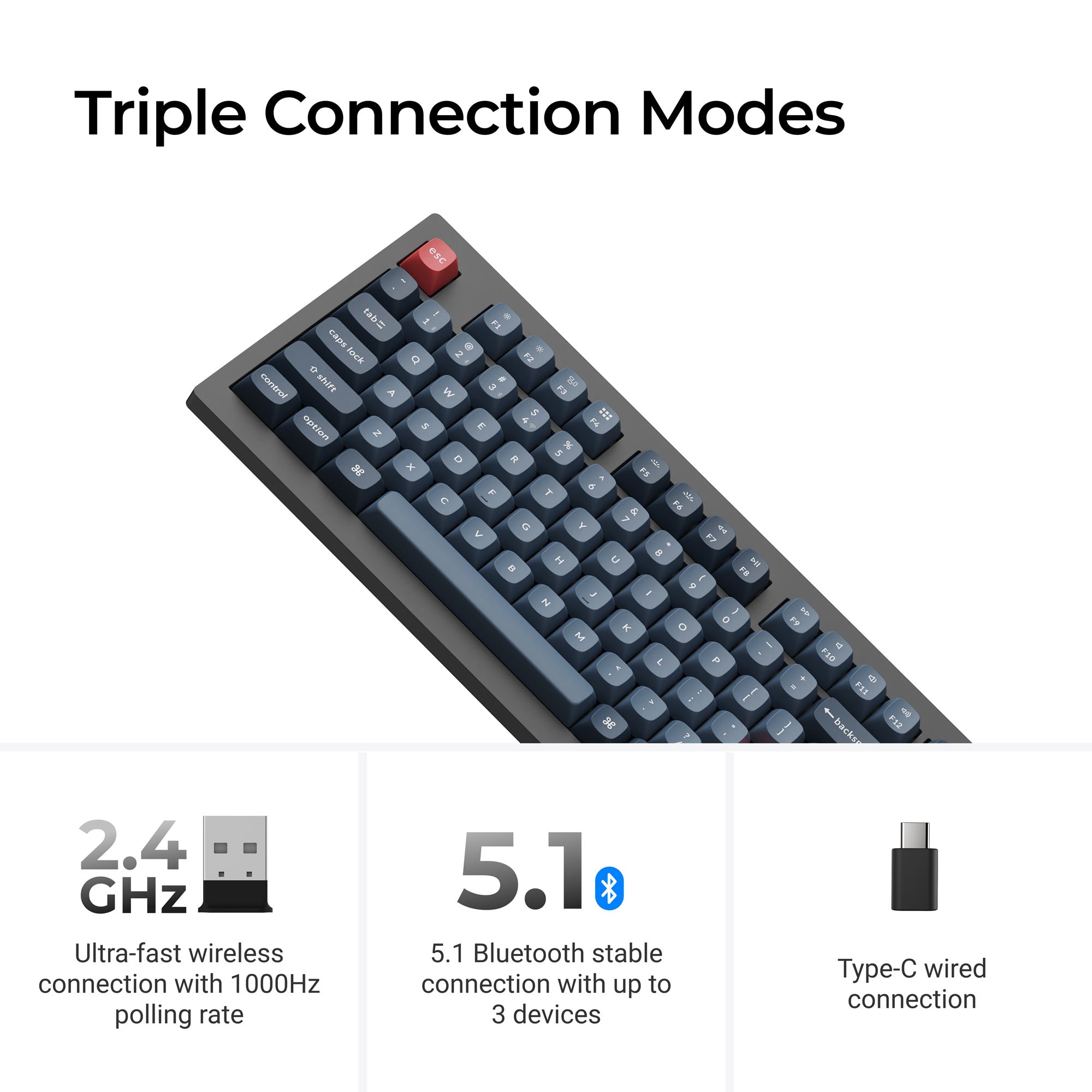 Keychron V5 Max Triple Connection Modes
