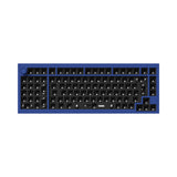 Keychron Q12 QMK VIA southpaw custom mechanical keyboard 96 percent full aluminum frame for Mac Window Linux barebone ISO blue