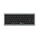 Keychron Q4 Pro QMK/VIA wireless custom mechanical keyboard 60 percent layout full aluminum grey frame for Mac WIndows Linux with RGB backlight and hot-swappable barebone