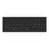 Keychron V7 QMK VIA custom mechanical keyboard 70 percent layout carbon black barebone for Mac Windows Linux RGB backlight