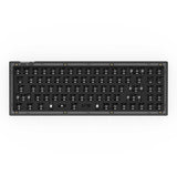 Keychron V7 QMK VIA custom mechanical keyboard 70 percent layout frosted black barebone for Mac Windows Linux RGB backlight