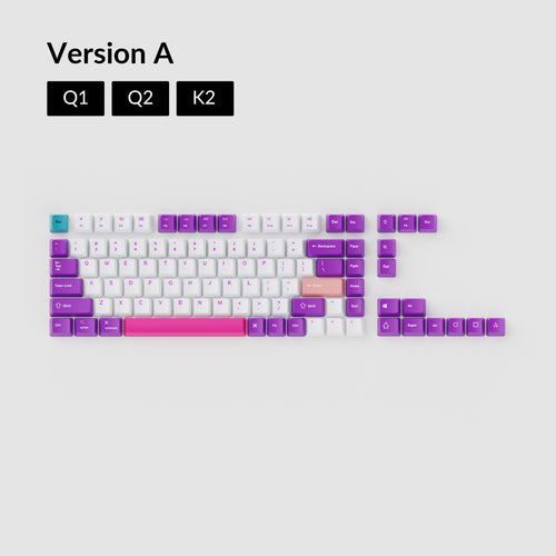 OEM Dye Sub PBT Keycap Set Unicorn Version A